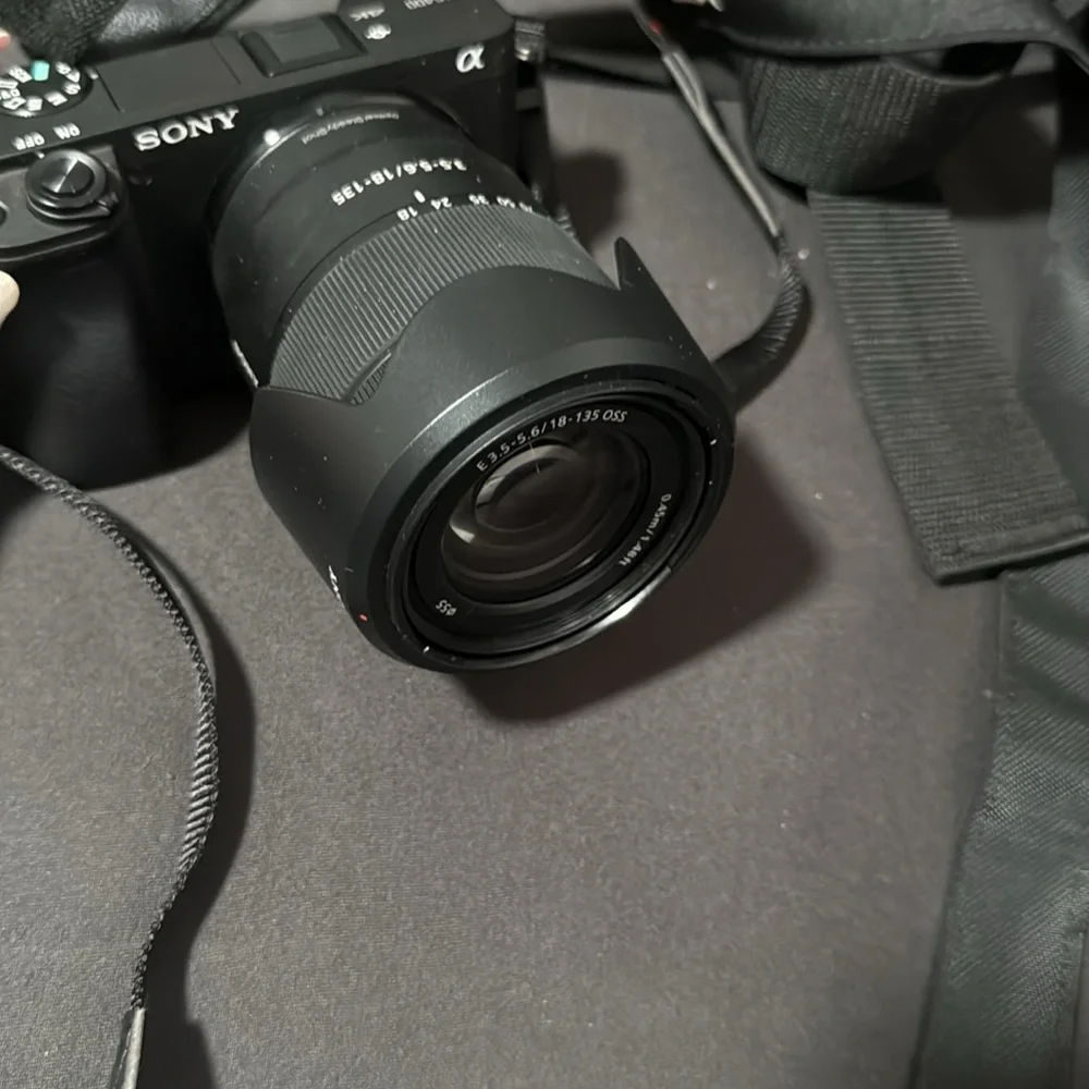 Sony Black Mirrorless Camera A6400 with 18-135 lens